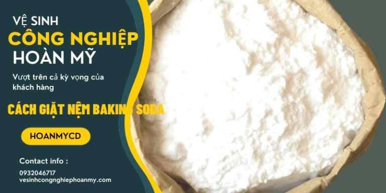 Cách giặt nệm bằng baking soda