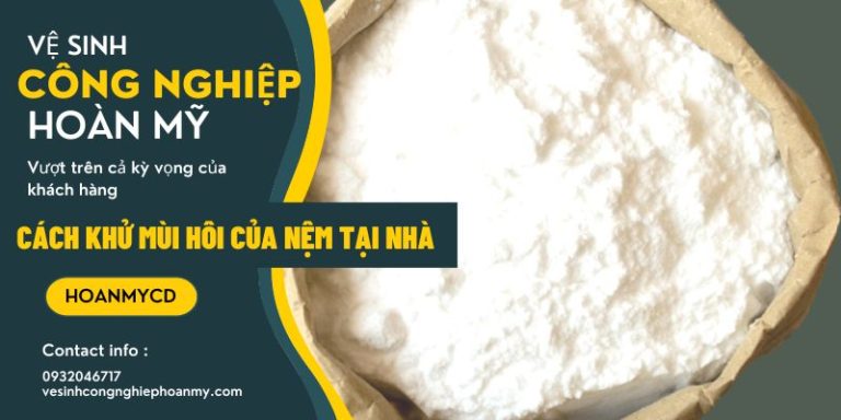 Cách khử mùi hôi của nệm tại nhà