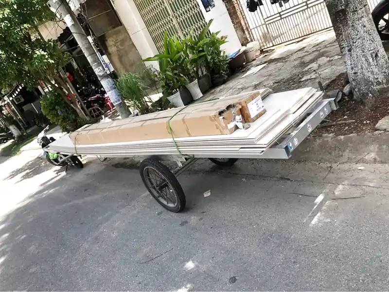 cho thuê xe ba gác chở hàng